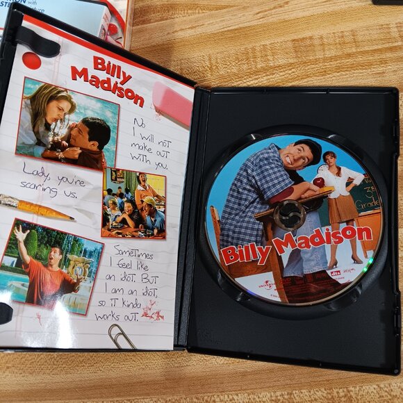 Billy Madison/Happy Gilmore DVD Collection Widescreen Adam Sandler VTG Cult Com - Picture 8 of 8